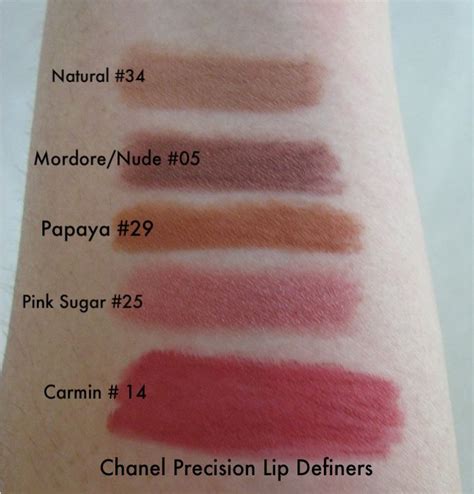 chanel 34 natural lip liner|chanel lip balm color chart.